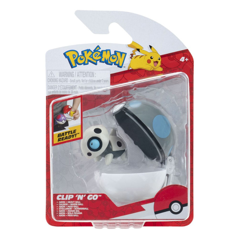 Pokémon Clip'n'Go Poké Balls Aron & Heavy Ball 2