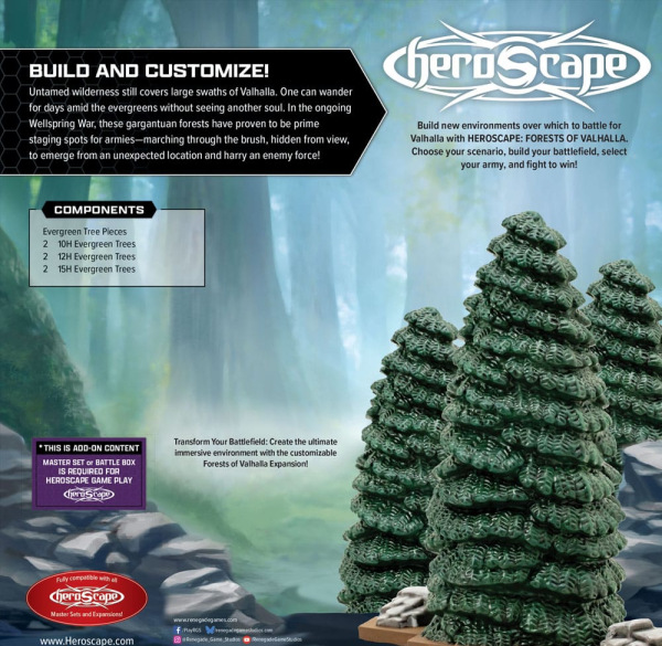 Heroscape Terrain Expansion Forests of Valhalla *English Version* 2