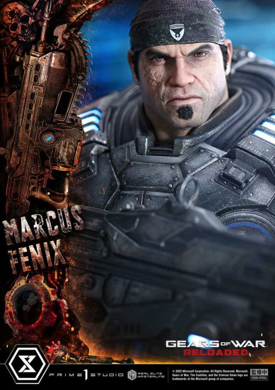 Gears of War: Reloaded Real Elite Masterline Series Statue 1/3 Marcus Fenix Ultimate Version 97 cm 3