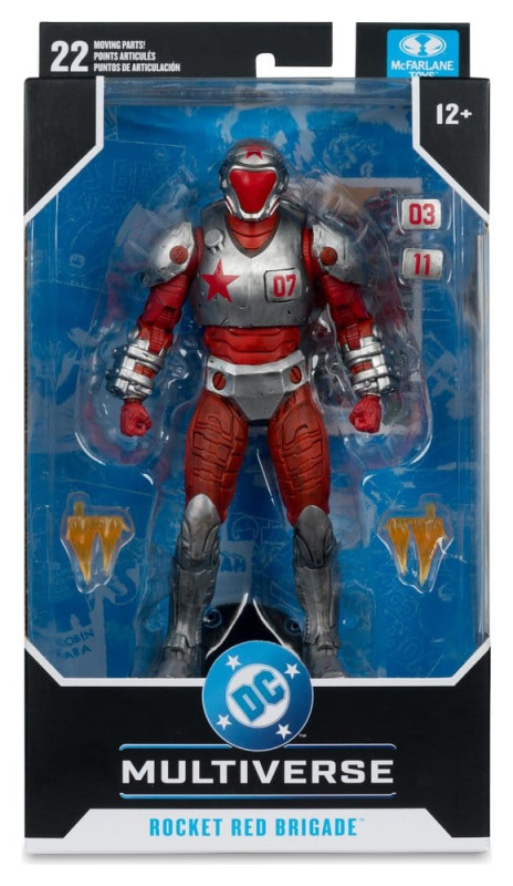 Justice League: Generation Lost DC Multiverse Action Figure Rocket Red Brigade 18 cm 6