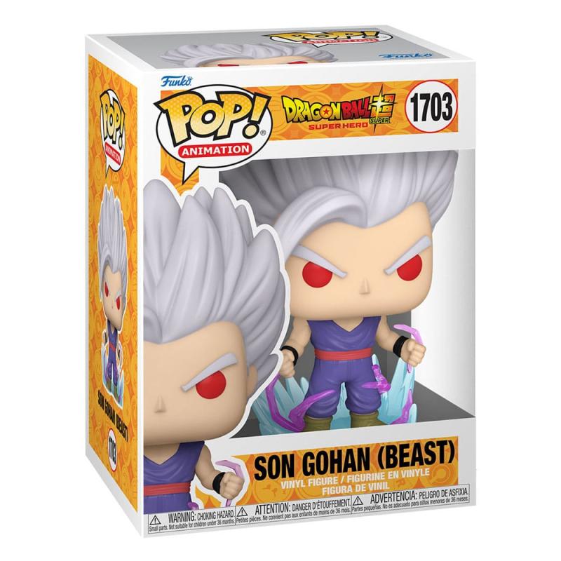 Dragon Ball Super: Super Hero POP! Animation Vinyl Figures Gohan UI w/CH(GW) 9 cm Assortment (6)