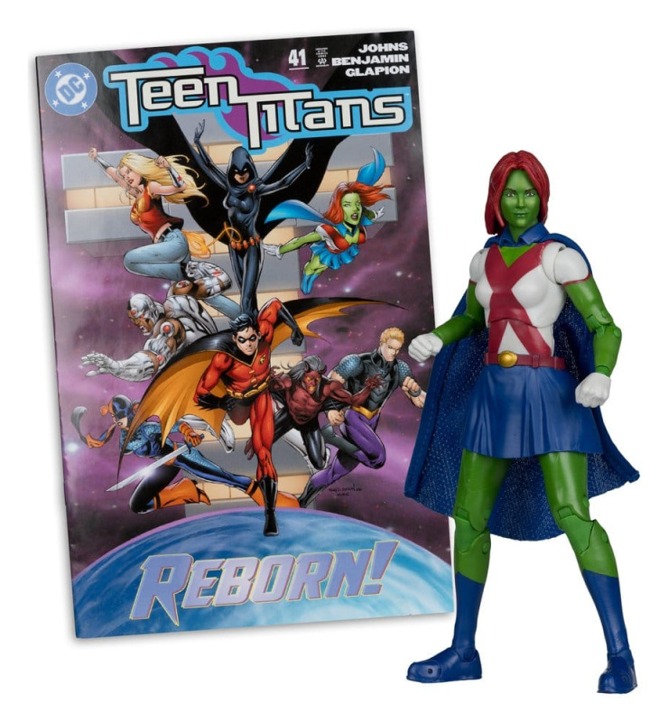 DC Direct Page Punchers Action Figure Miss Martian (Teen Titans #41) (Red Platinum Edition) 17 cm 1