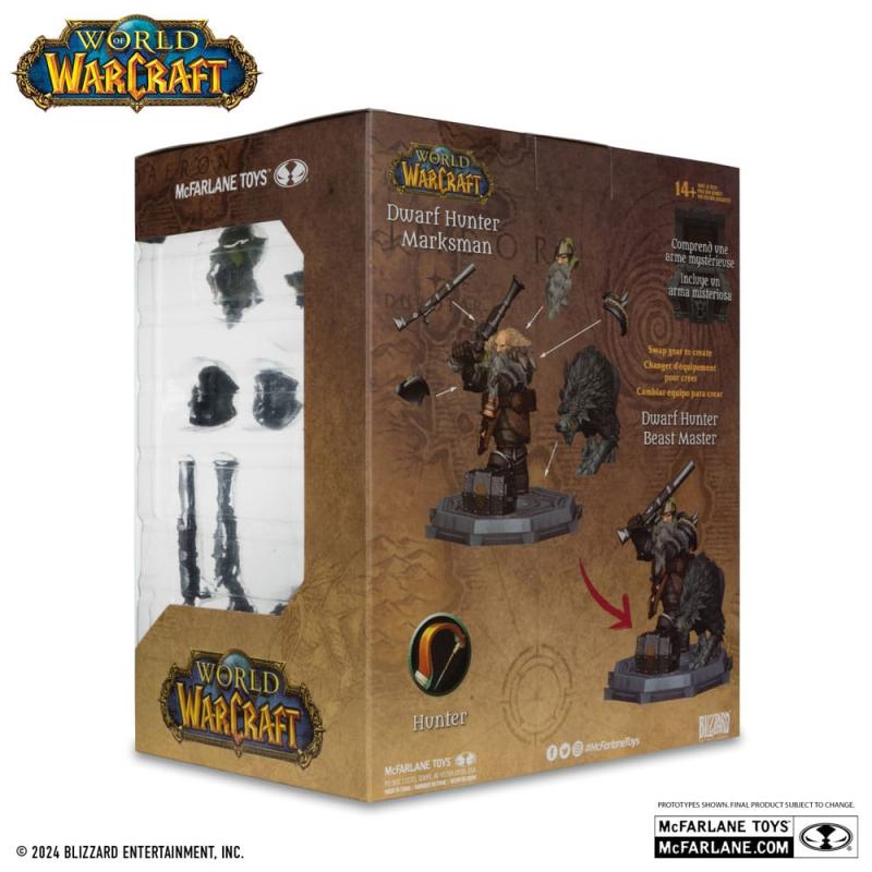 World of Warcraft Action Figures Dwarf Hunter & Pandaren 15 cm Assortment (8)