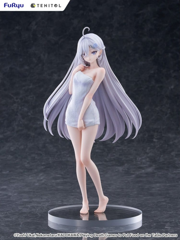 Playing Death Games to Put Food on the Table Light Novel PVC Statue Yuki Golden Bath Ver. 30 cm 8