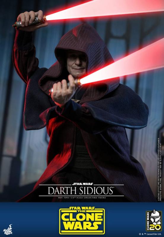 Star Wars: The Clone Wars Action Figure 1/6 Darth Sidious 29 cm