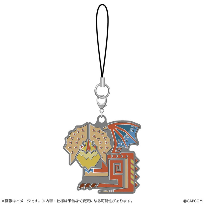 Monster Hunter Wilds Metal Keychain Monster Icon 5 cm Assortment (10) 2