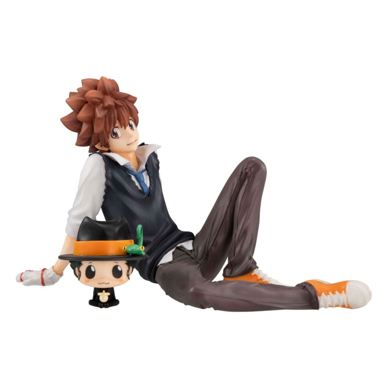 Katekyo Hitman Reborn! G.E.M. Series PVC Statue Tsuna & Reborn Palm Size 9 cm 1