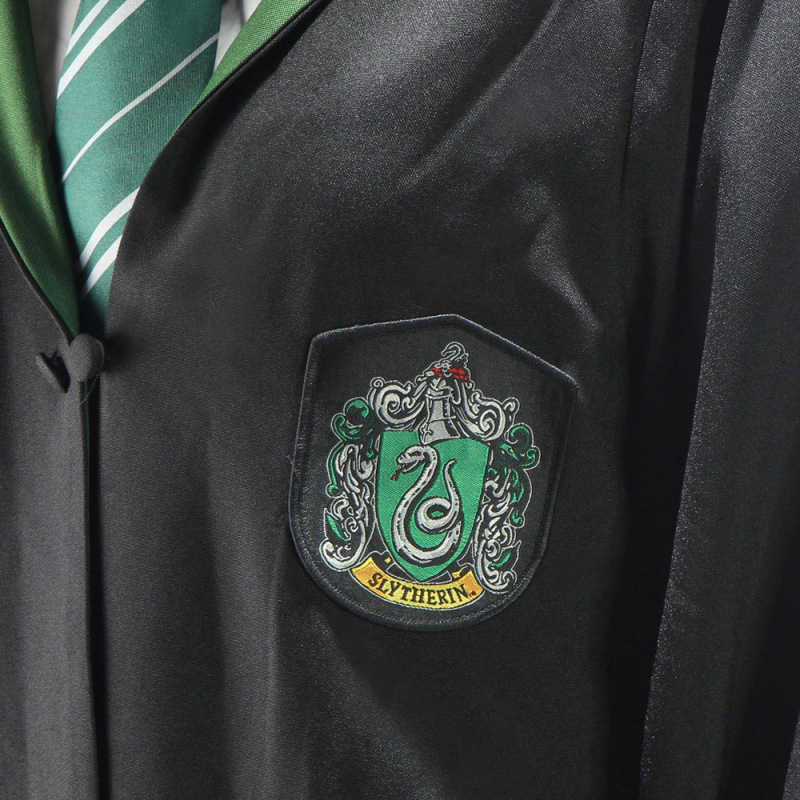 Harry Potter Wizard Robe Cloak Slytherin Size M 1