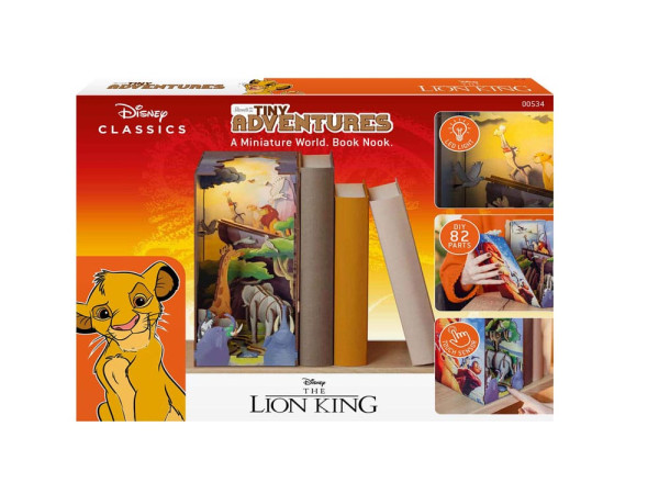 Disney Tiny Adventures Book Nook Mini Diorama The Lion King 23 cm 6