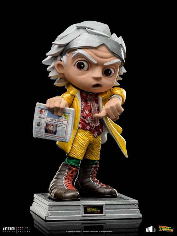 Back to the Future II Mini Co. PVC Figure Doc Brown 15 cm 2