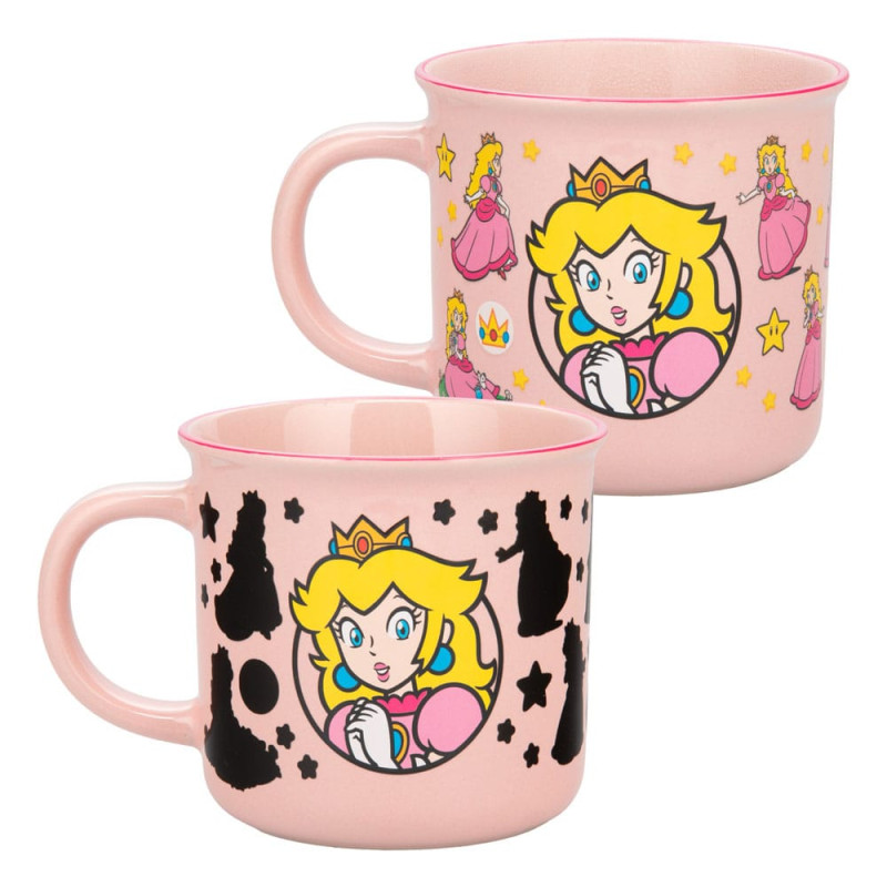 Super Mario Heat Change Mug Princess Peach 5
