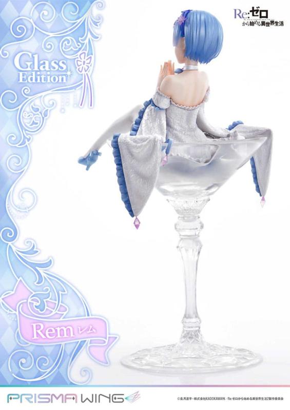 Re:Zero - Starting Life in Another World Prisma Wing PVC Statue 1/7 Rem Glass Edition 23 cm