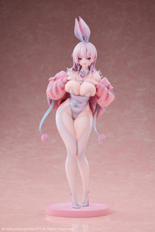 Original Character PVC Statue 1/6 Knit Bunny Girl illustration by CheLA77 Deluxe Edition 30 cm 3