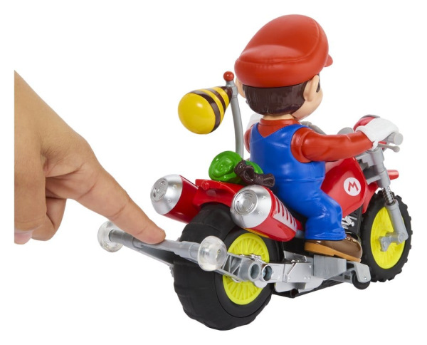 The Super Mario Galaxy Movie Hot Wheels RC Vehicle Mario Wheelie Motocross 4