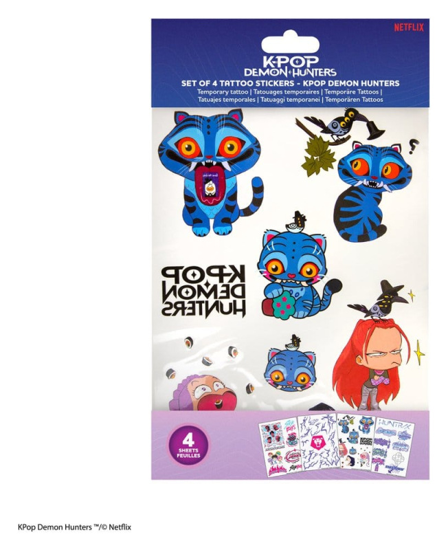 KPop Demon Hunters Tattoo Stickers KPop Demon Hunters 2