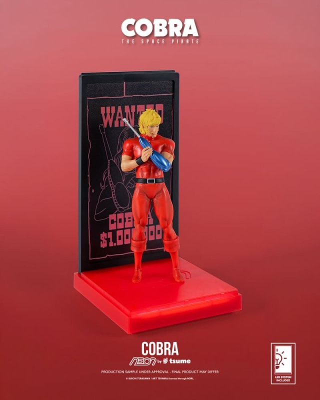 Cobra Neon Figure 1/9 Cobra The Space Pirate 20 cm 5