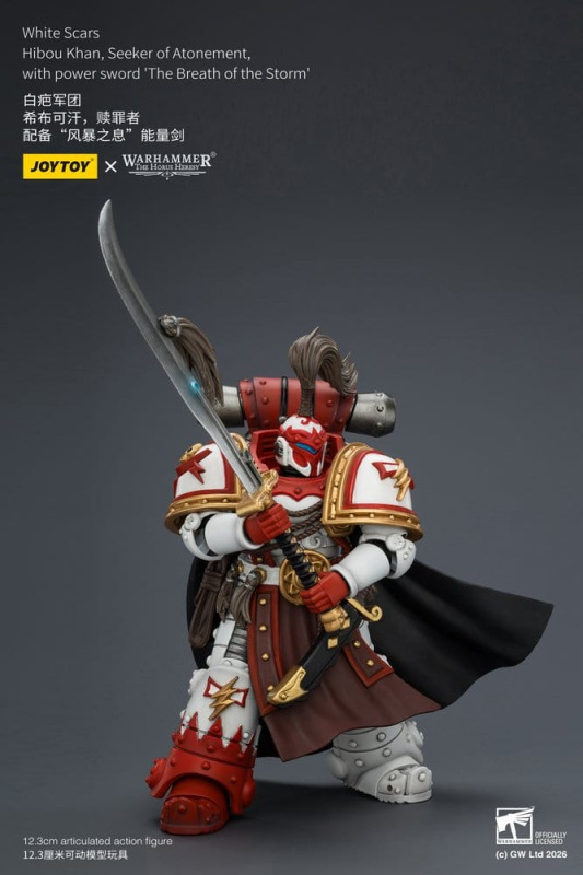 Warhammer The Horus Heresy Action Figure White Scars Hibou Khan, Seeker of Atonement 12 cm 5