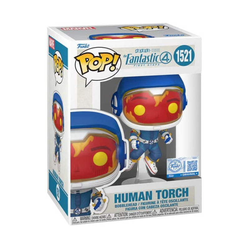 The Fantastic Four: First Steps POP! Vinyl Figure Human Torch (Astronaut) 9 cm 1