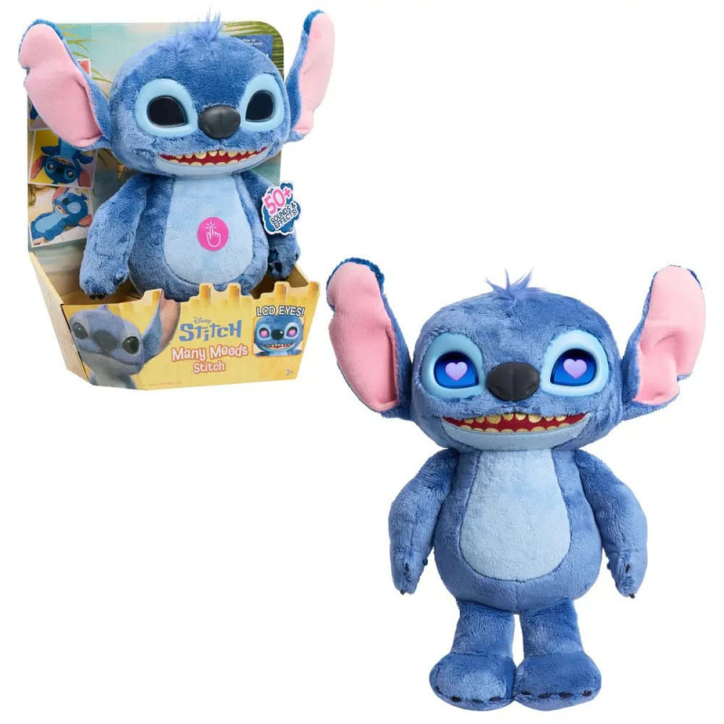Lilo & Stitch Plush Figure with LCD Visual Effects and Sounds The Many Mood Stitch 36 cm 1