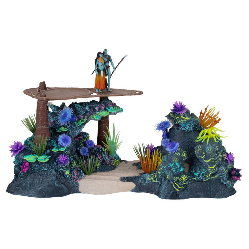 Avatar: The Way of Water Action Figures Metkayina Reef with Tonowari and Ronal 7