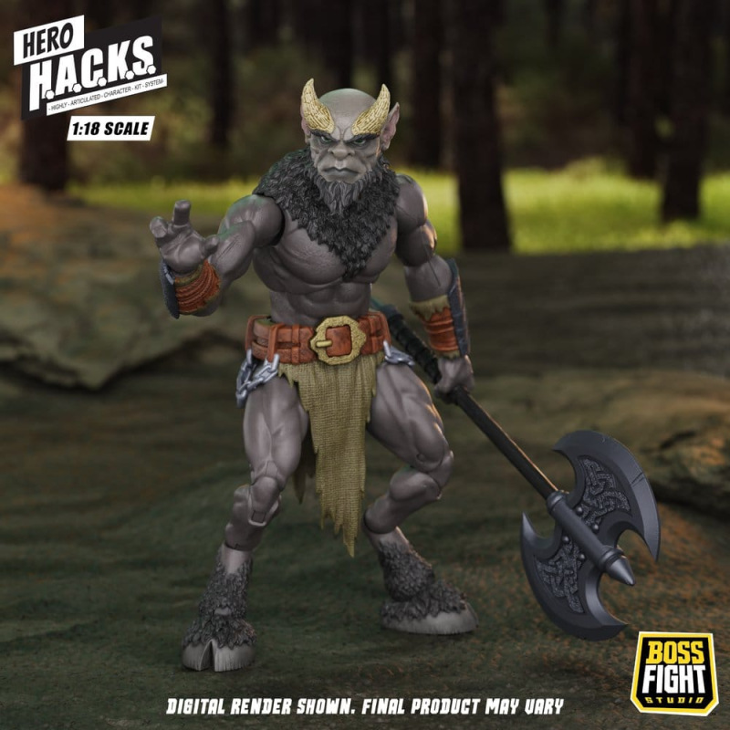 Hero H.A.C.K.S. Core Action Figure 1/18 Heroes and Villains Wave 1 Minos Auroxos: Labyrinthian Warri 2