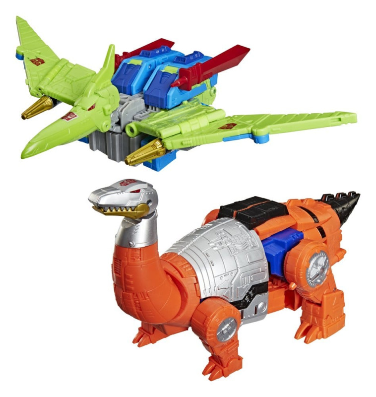 Transformers Age of the Primes Leader Class Action Figure 2-Pack G2 G2 Dinobot Swoop & G2 Dinobo 3