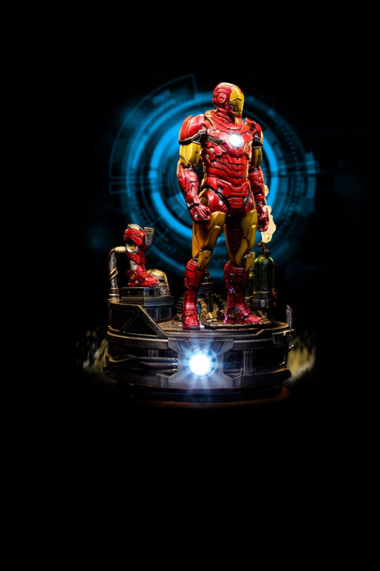 Marvel Deluxe Art Scale Statue 1/10 Iron Man Unleashed 23 cm 6