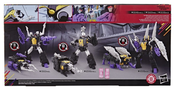 The Transformers: The Movie Studio Series Deluxe Class Action Figure 3-Pack Insecticon Bombshell, Sh 1
