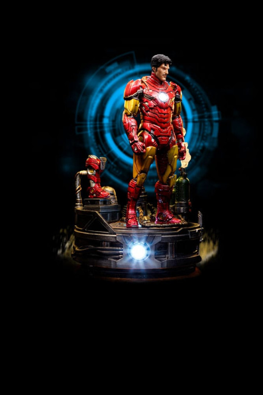 Marvel Deluxe Art Scale Statue 1/10 Iron Man Unleashed 23 cm 7