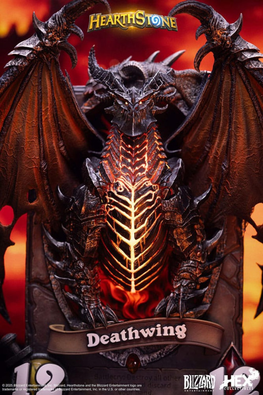 Hearthstone 3D Art Frame Statue Deathwing 34 cm 5