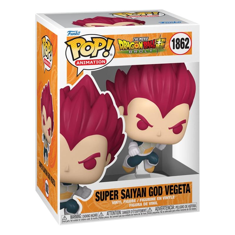 Dragon Ball Super: Broly POP! Animation Vinyl Figure SSG Vegeta 9 cm 1