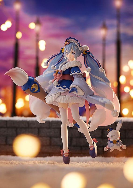 Character Vocal Series 01: Hatsune Miku Figma Action Figure Snow Miku: Serene Winter Ver. 13 cm