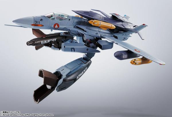 Macross Zero Hi-Metal R Action Figure VF-0A Phoenix (Shin Kudo Use) & QF-2200D-B Ghost 30 cm