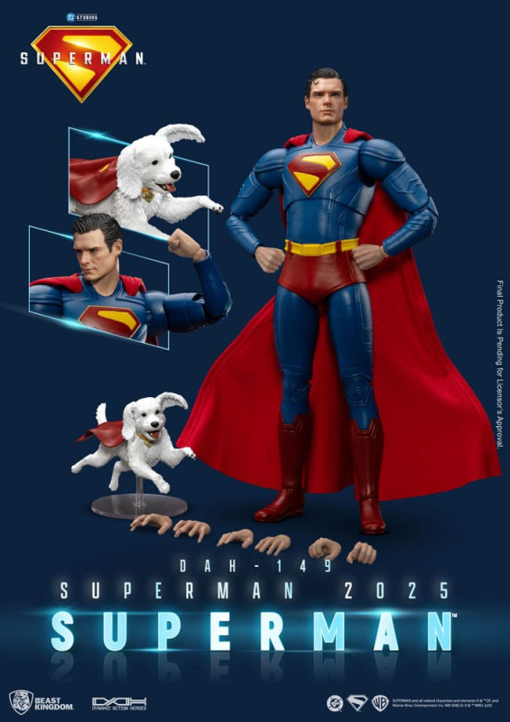 Superman (2025) Action Figure Superman & Krypto 21 cm 8