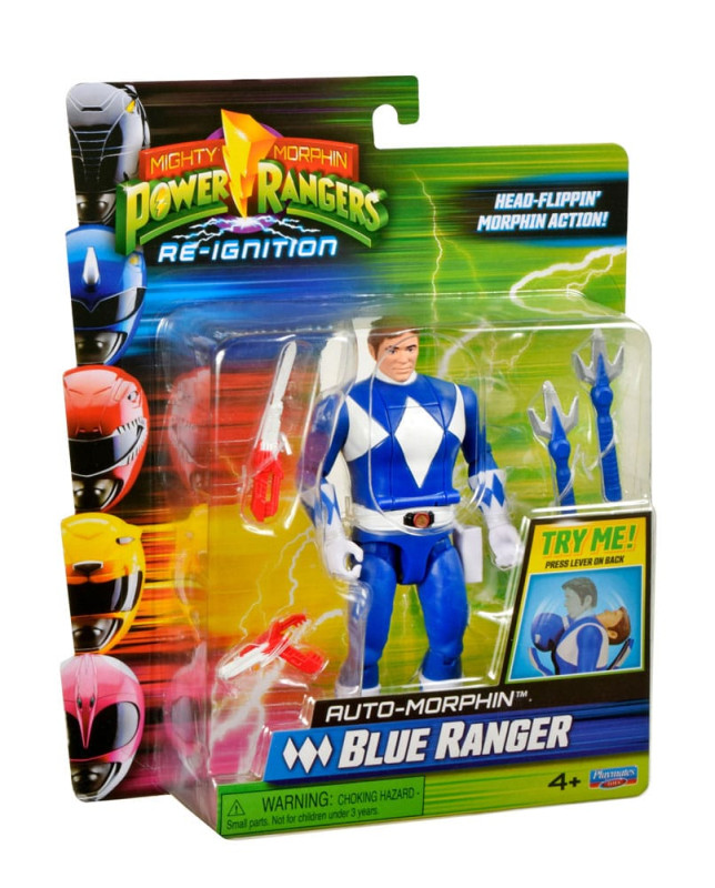 Mighty Morphin Power Rangers Action Figure Auto-Morphin Blue Ranger 12 cm 2