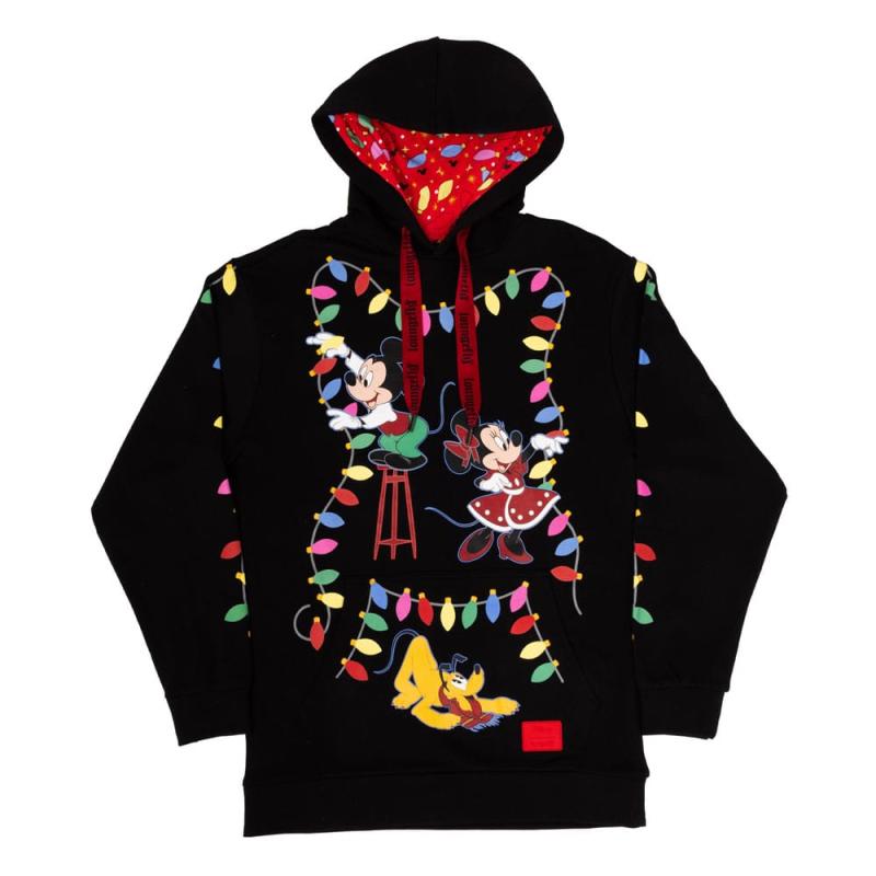 Disney by Loungefly hooded jacket Mickeys Light Up Decorations Size M