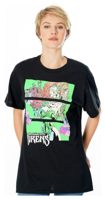 Gotham City Sirens T-Shirt Poison Ivy Sirens Cash Black Size XL 6