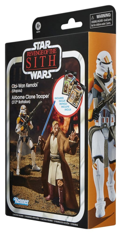 Star Wars Episode III Vintage Collection Action Figure 2-Pack Obi-Wan Kenobi & Airborne Clone Troope 4