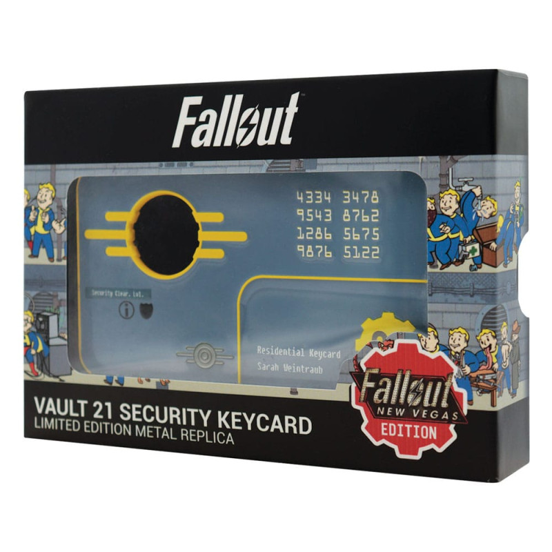 Fallout: New Vegas Replica Vault 21 Security Keycard Limited Edition 1