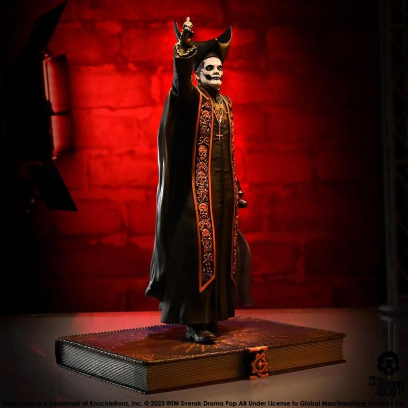 Ghost Rock Iconz Statue 1/9 Papa Emeritus IV (Black Robes) 22 cm