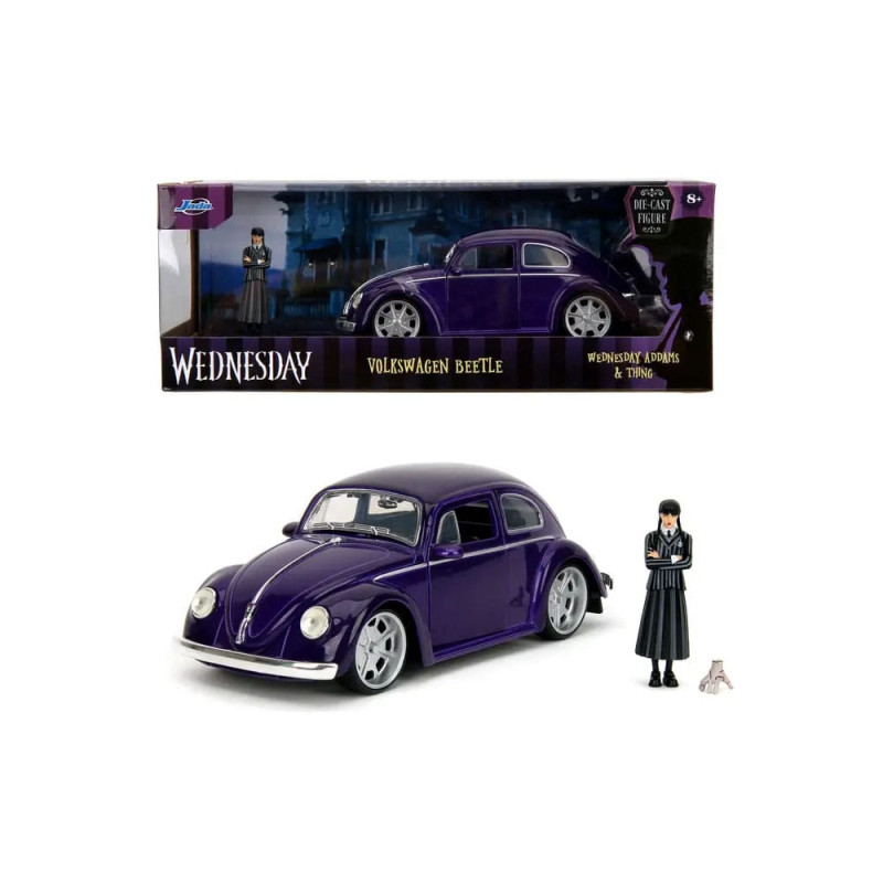 Wednesday Diecast Model 1/24 Volkswagen Beetle 3