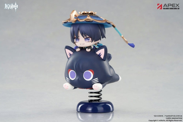 Genshin Impact Chibi Chara Yurayura Stand PVC Figure Wanderer 11 cm 7
