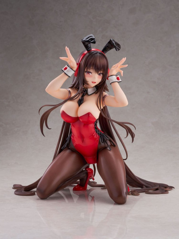 Amakano 2+ PVC Statue 1/4 Yuuhi Kurohime Bunny Suit Ver. 32 cm 1