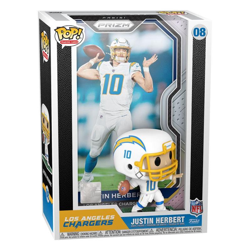 NFL Trading Card POP! Football Vinyl Figure Justin Herbert 9 cm 1