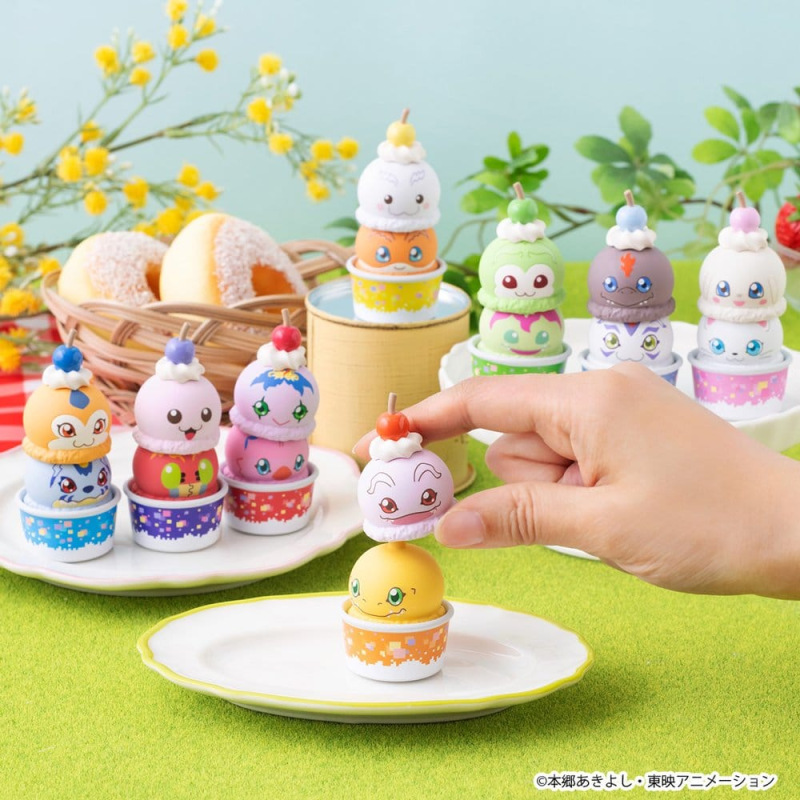 Digimon Adventure Tsumichen Stack up & Change Minifigures 8 cm Blind Box Display (8) (Repeat) 11