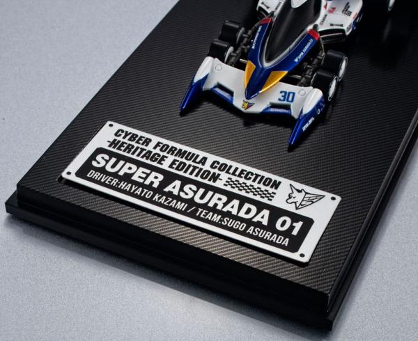 Future GPX Cyber Formula Vehicle 1/18 Super Asurada 01 Heritage Edition 14 cm