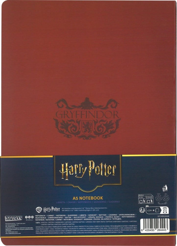 Harry Potter Softcover Notebook Gryffindor 21 cm 2