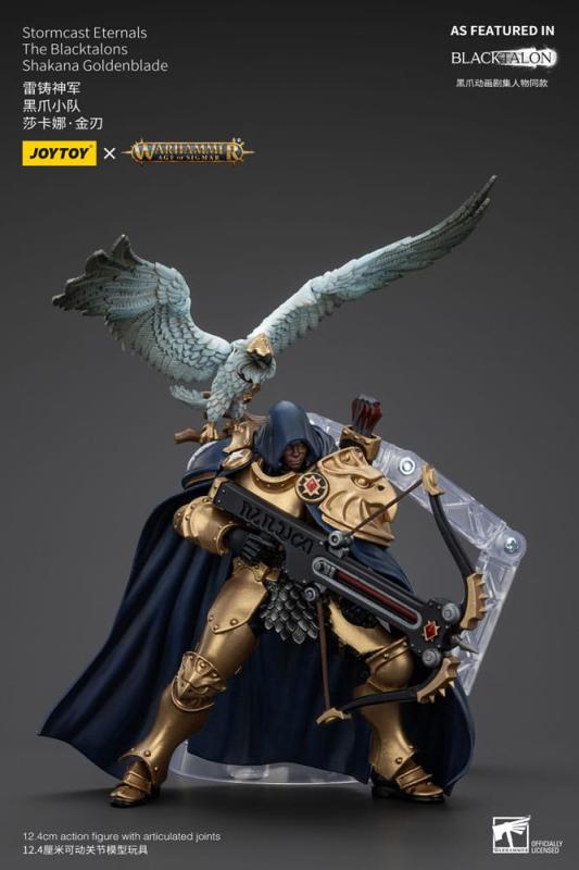 Warhammer Age of Sigmar Actionfigur Stormcast Eternals The Blacktalons Shakana Goldenblade 20 cm 8