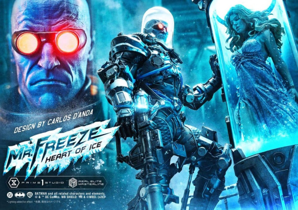 DC Comics Real Elite Masterline Series Statue 1/3 Batman (Comics) Mr. Freeze Heart of Ice (Design by 1