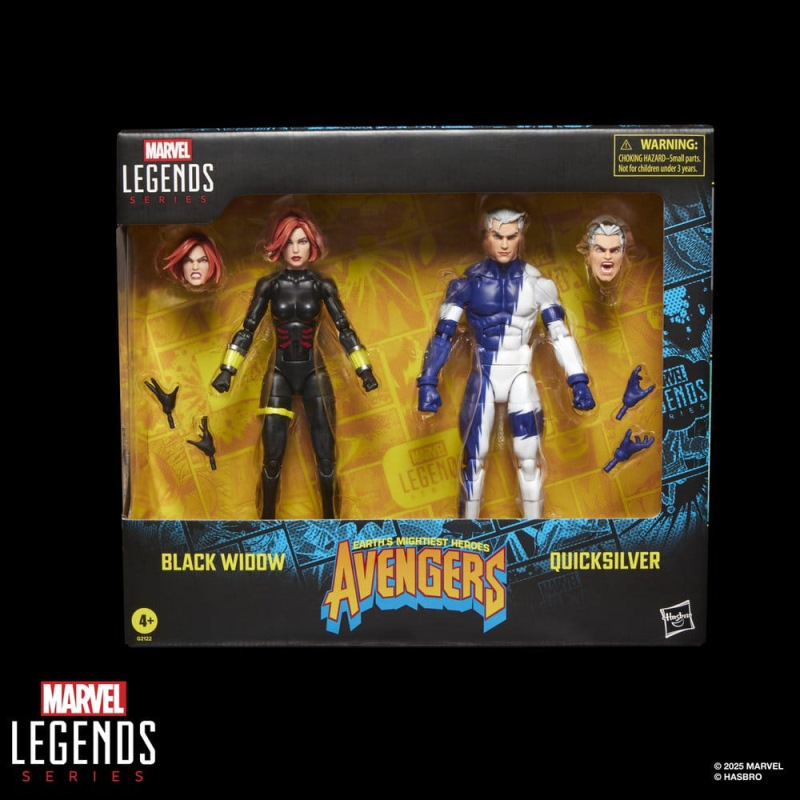 Avengers Marvel Legends Action Figure 2-Pack Black Widow & Quicksilver 15 cm 2